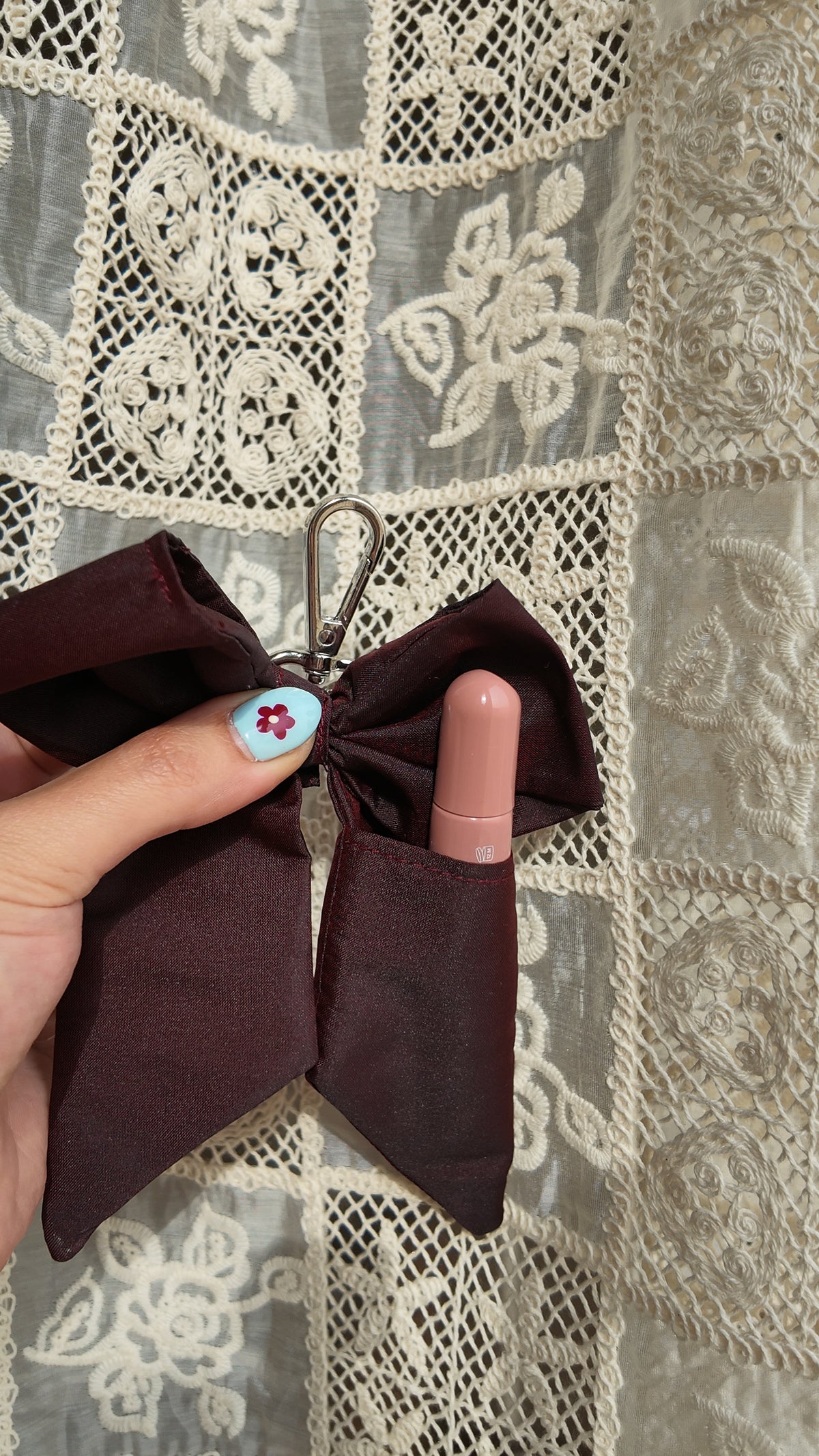 Lip Gloss Keychain