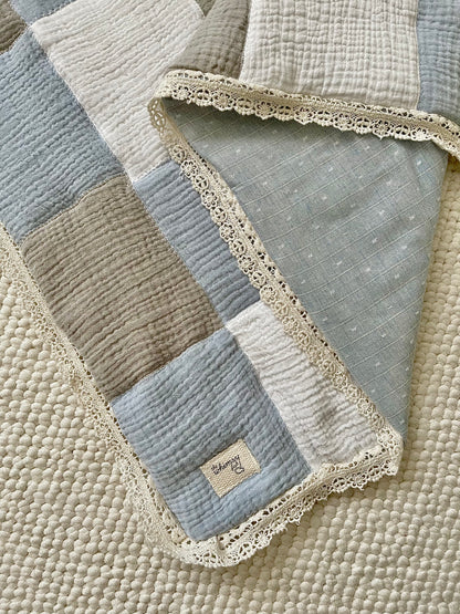 Cloud Quilt - Sky Blue