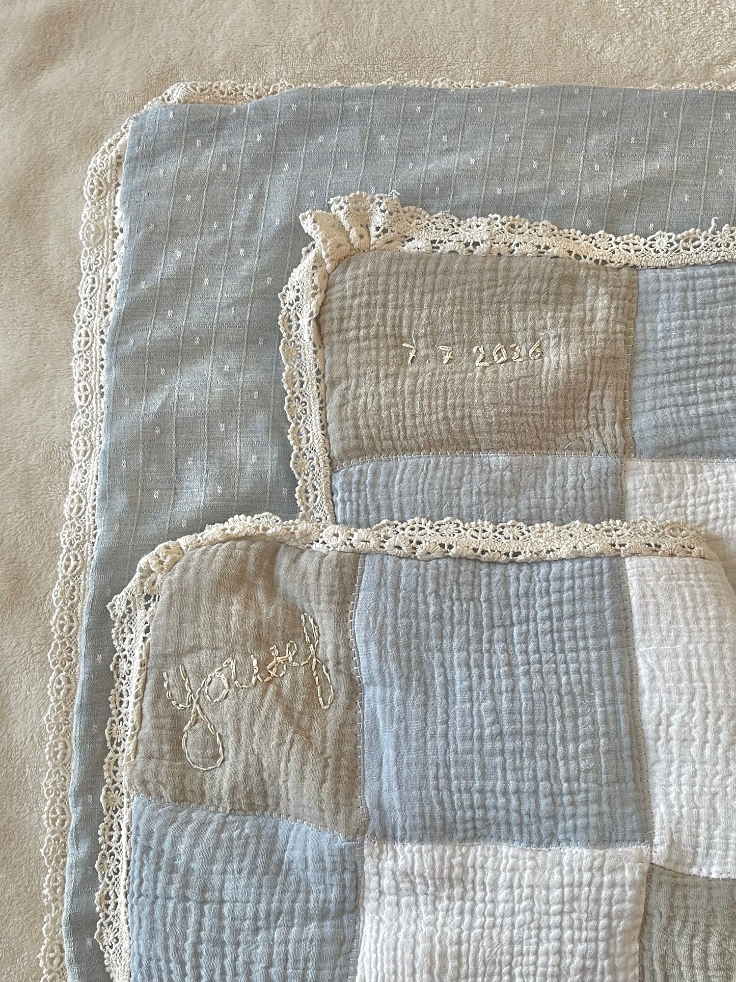 Cloud Quilt - Sky Blue